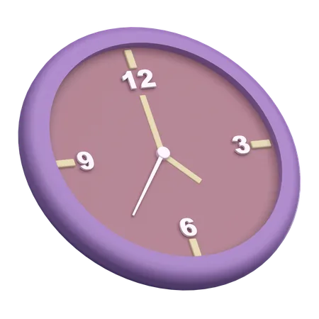 Wall Clock  3D Icon