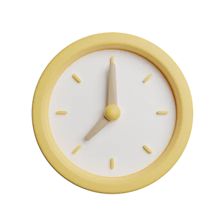 Wall Clock  3D Illustration