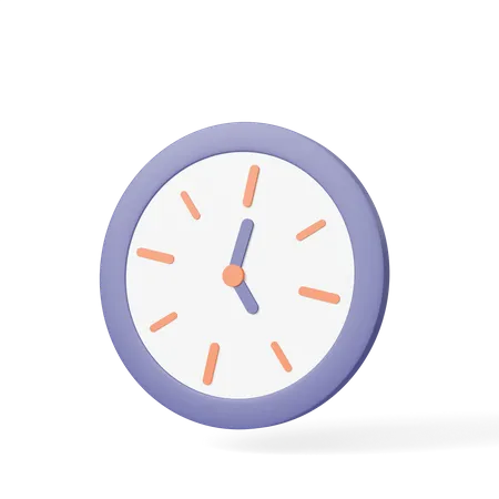 Wall Clock  3D Icon