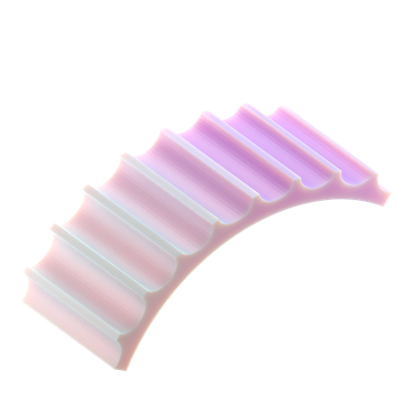 Wall Curve  3D Icon