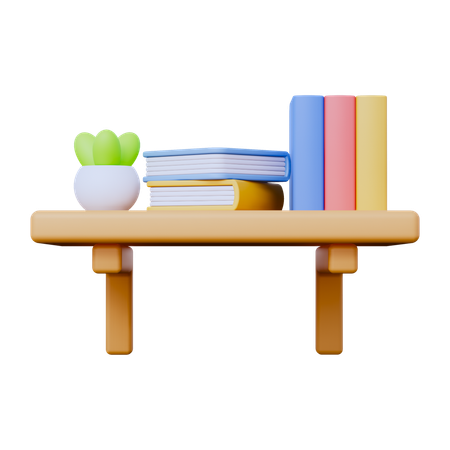 Wall Shelf  3D Icon