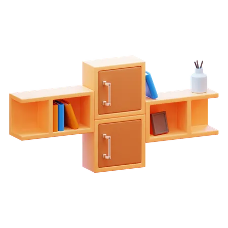Wall Shelf  3D Icon