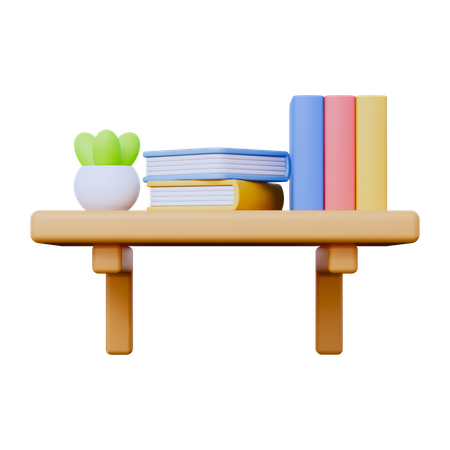 Wall Shelf  3D Icon