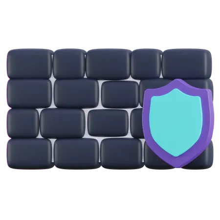 Cyber Security 3 D Illustration 3D Icon