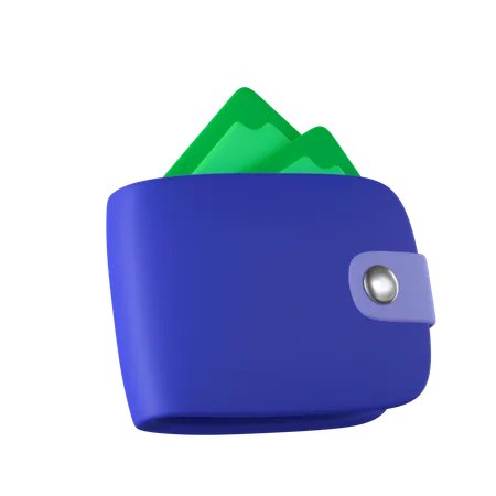 Wallet 3 D Illustration 3D Icon