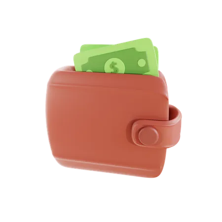 3 D Render Wallet 3D Icon