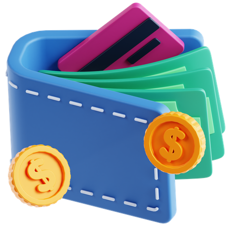 Wallet  3D Icon