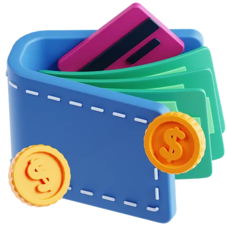 Wallet  3D Icon