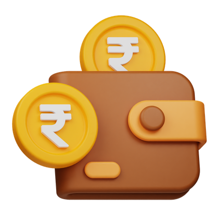 지갑  3D Icon