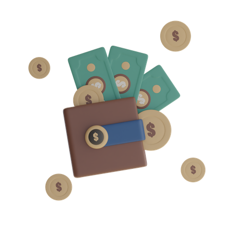 Wallet  3D Icon
