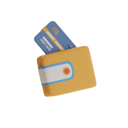 지갑  3D Icon