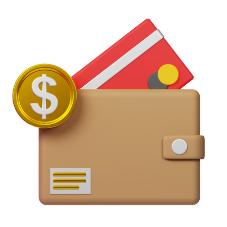Wallet  3D Icon