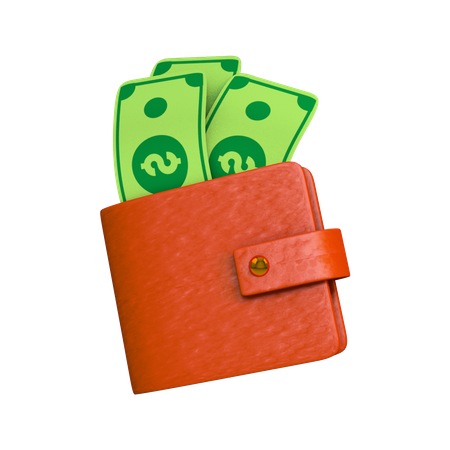 Wallet 3D Illustration