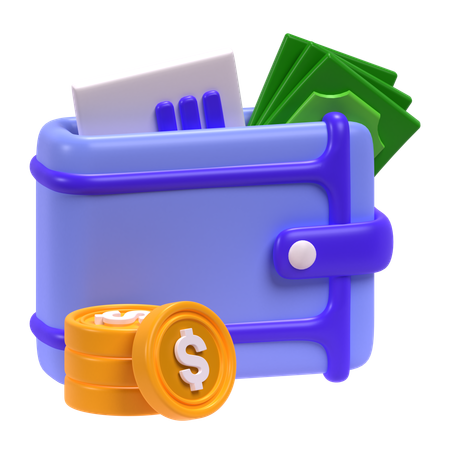 Wallet  3D Icon