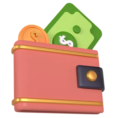 Wallet  3D Icon