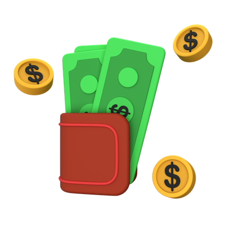 Wallet  3D Icon