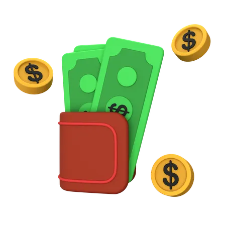 Wallet  3D Icon