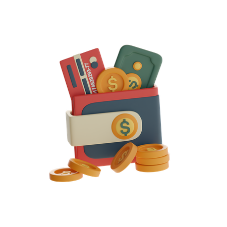 Wallet  3D Icon