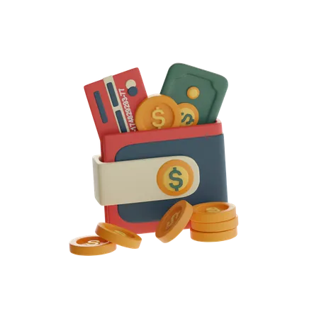 Wallet  3D Icon