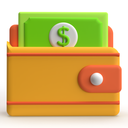 Wallet  3D Icon