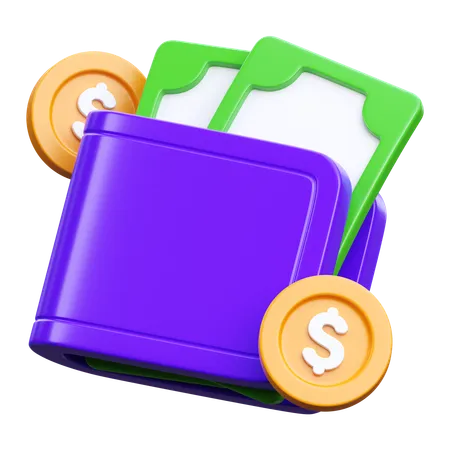 Wallet  3D Icon