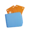 Wallet 3D Icon