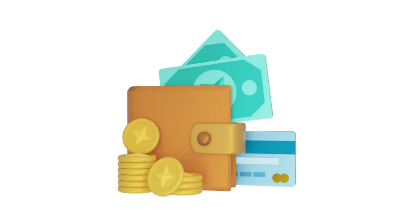 Wallet  3D Icon