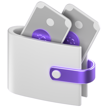 Wallet  3D Icon