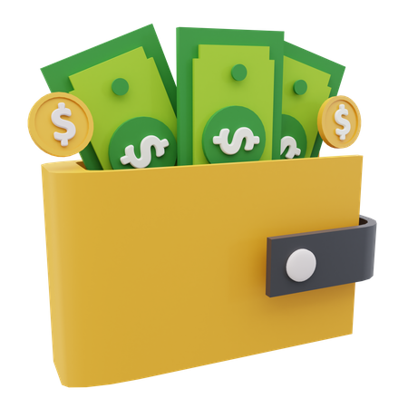 Wallet  3D Icon