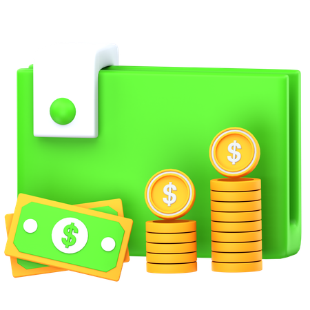 Wallet  3D Icon