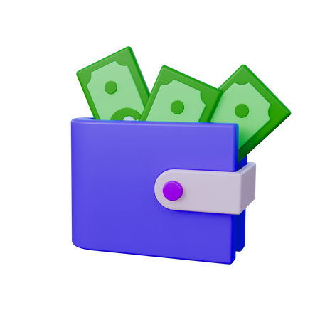 Wallet  3D Icon