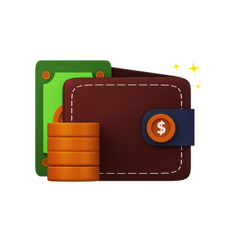 Wallet  3D Icon