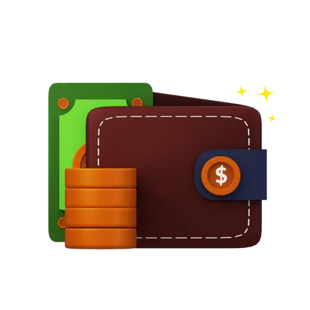 Wallet  3D Icon