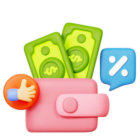 Wallet  3D Icon