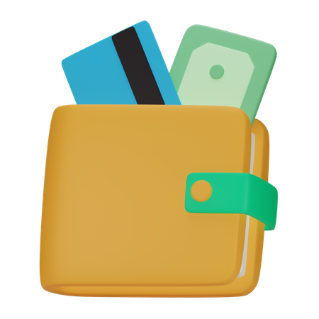 Wallet  3D Icon