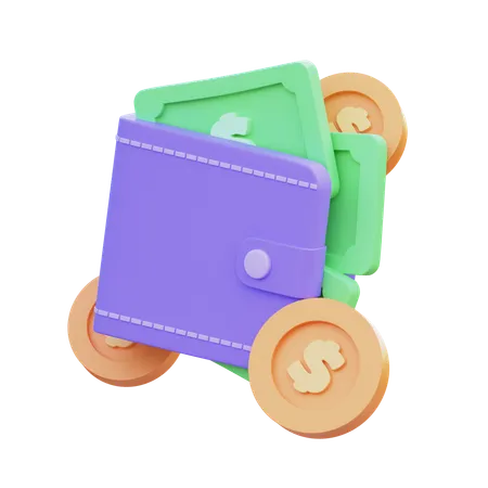 Wallet  3D Icon