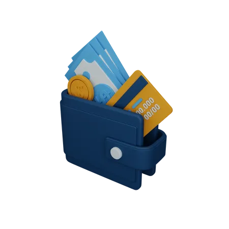 Wallet  3D Icon