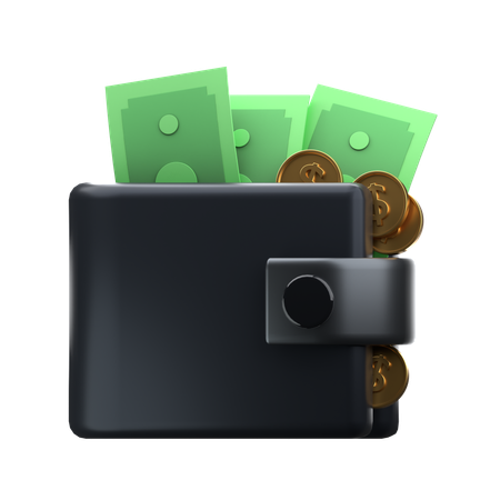 Wallet  3D Icon