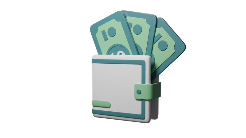 Wallet  3D Icon