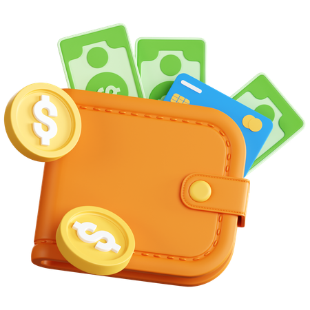 Wallet  3D Icon