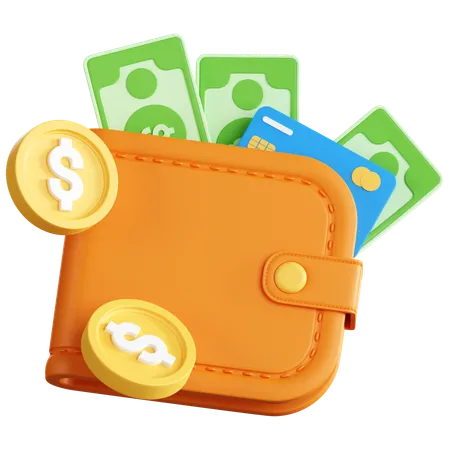 Wallet  3D Icon