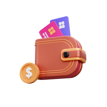 Wallet  3D Icon