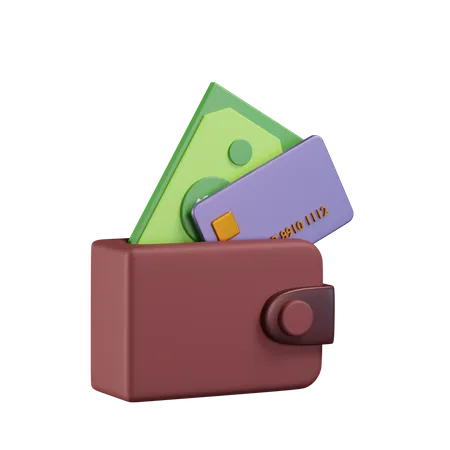 Wallet  3D Icon