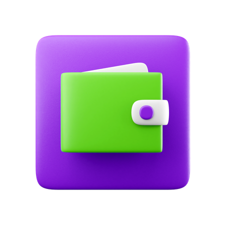 Wallet  3D Icon