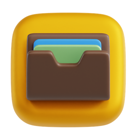 Wallet  3D Icon