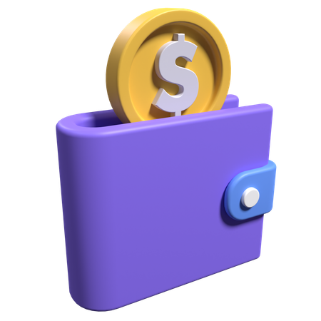 Wallet  3D Icon