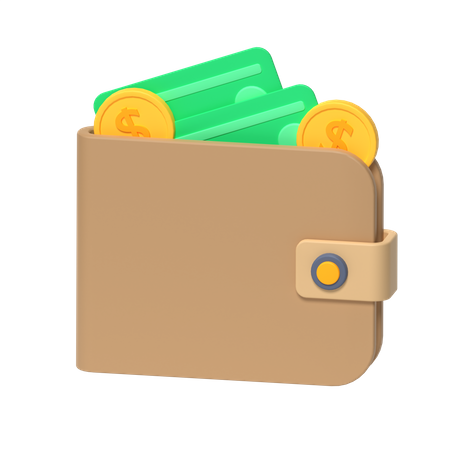 Wallet  3D Icon