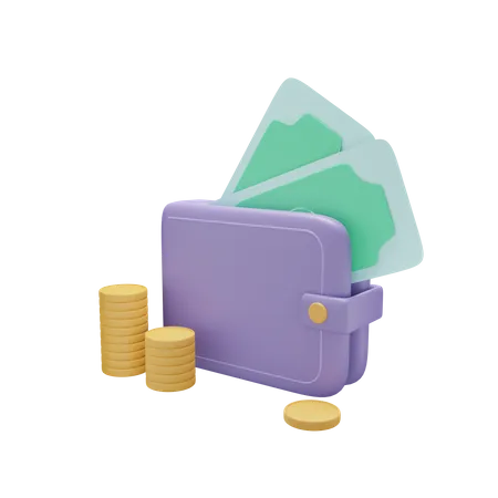 Wallet  3D Icon