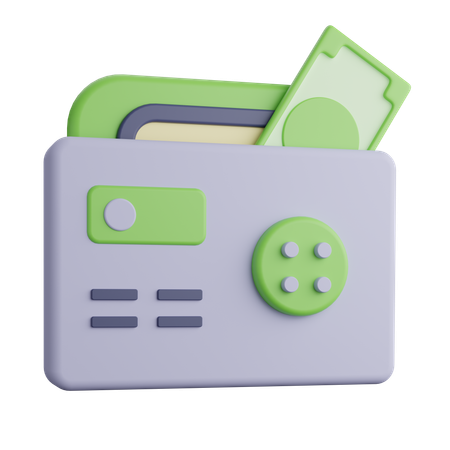 Wallet  3D Icon