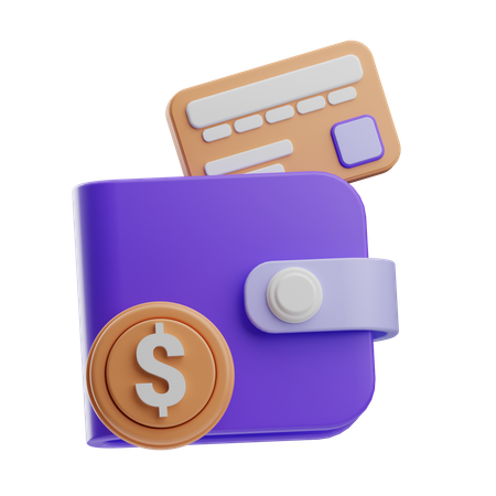 Wallet  3D Icon